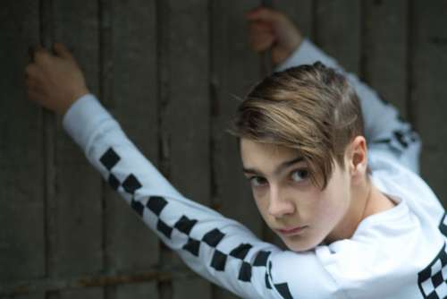 Man Boy Teen Posing Model Street Style Clothing