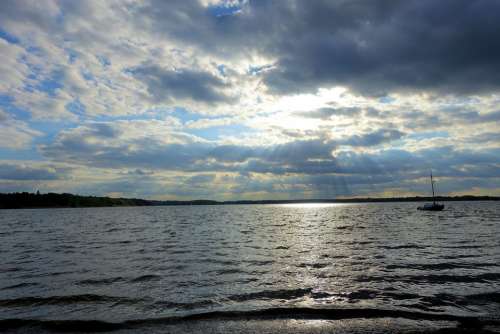 Müritz Goods Lake District Lake Water Mecklenburg