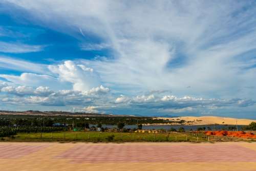 Phan Thiet White Lake Lake Sky Beautiful