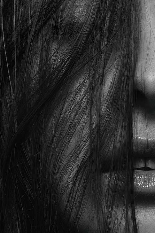 Portrait Girl Studio Female Woman Profile Nose