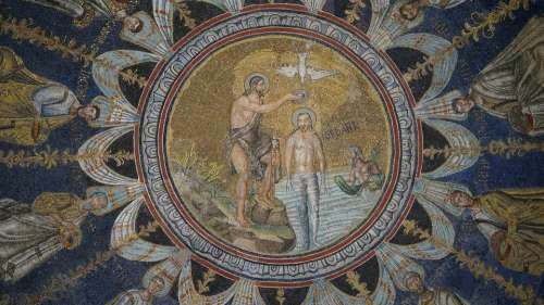 Ravenna Mosaic Gold Blue Italy Byzantine Heritage