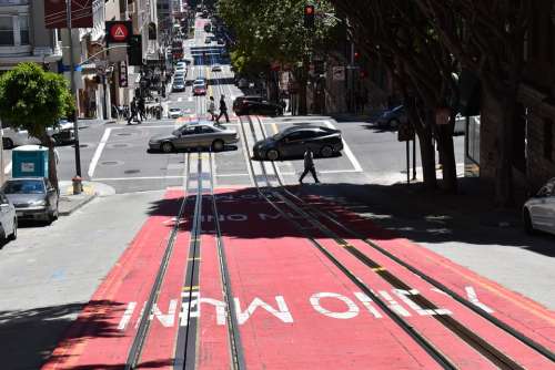 San Francisco Road Descent Rails Auto California