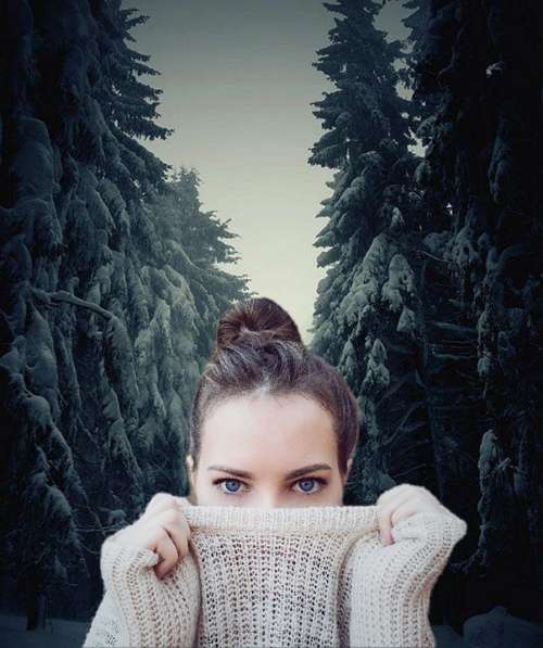 Shyness Woman Female Forest Scared