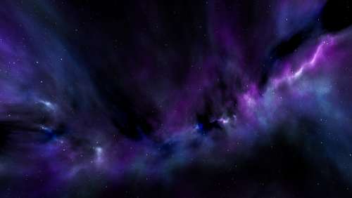 Stars Nebula Clouds Space Background Field Dust