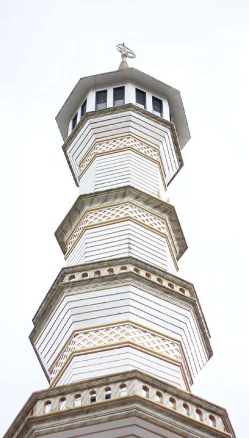 Tower Mosque Islam Minaret Building Muslim Travel