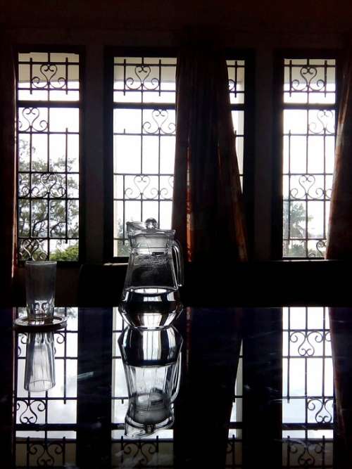 Water Window Glass Transparent Liquid