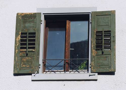Window Shutters House Architecture Frame Building