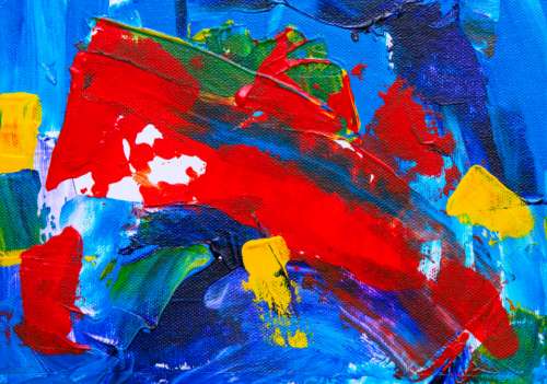 splatter abstract painting art artist