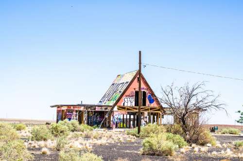 Forgotten Architecture In The Desert Photo