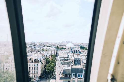 Paris Rooftops And Tree-Lined Boulevards Photo