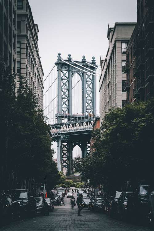 Partial View Of New York Bridge Photo