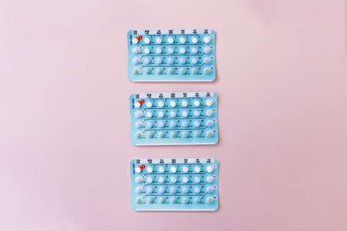 Three Sheets Of Birth Control Photo