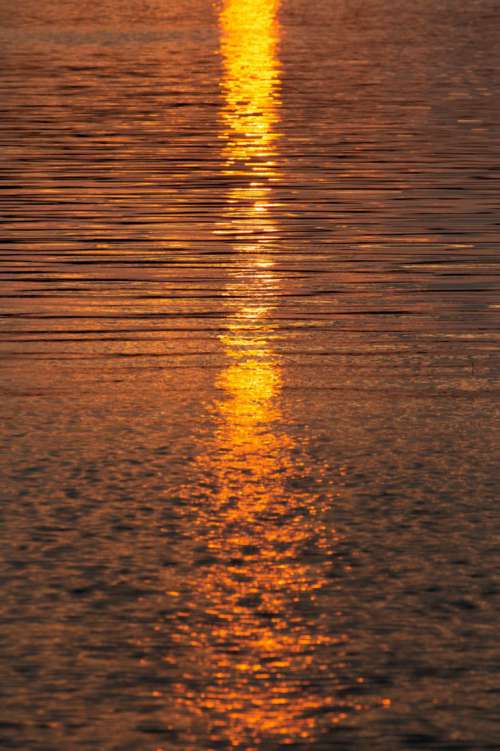 Sunset Water Reflection