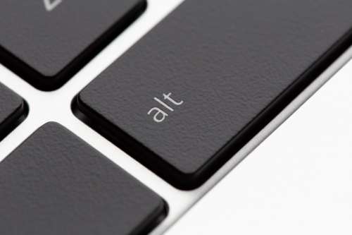 Laptop Keyboard Close up