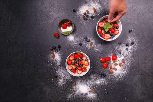 Bowls of Fruit & Berries