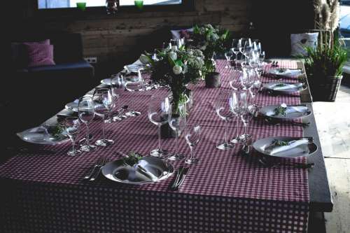 Restaurant Dinner Table