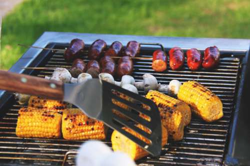 Corn on Barbecue