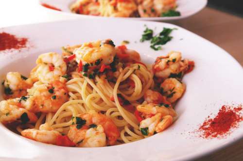 Pasta & Prawns