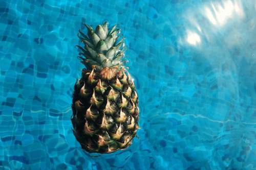Pineapple in Summer Water
