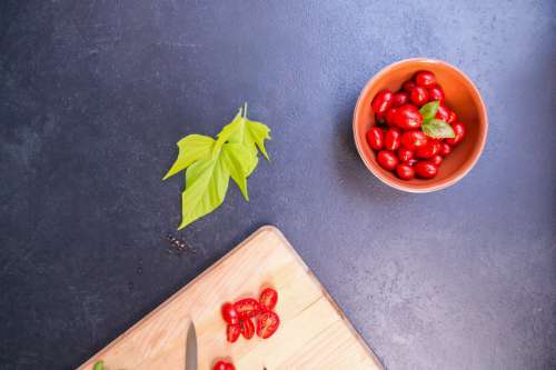 Tomatoes in Kitchen