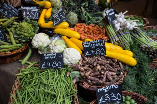 Borough Market Vegetables