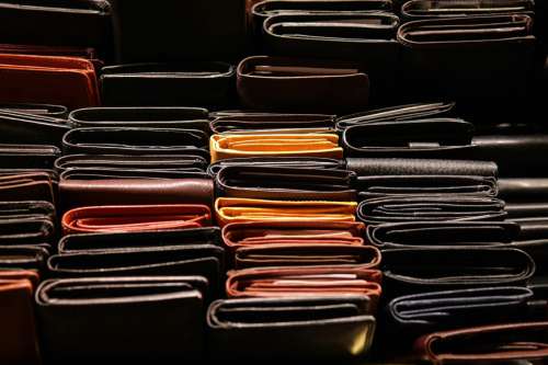 Stack of Purse Wallets