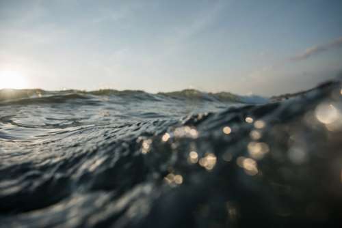 Waves & Blue Sky