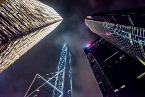 Dramatic Sky & Skyscrapers