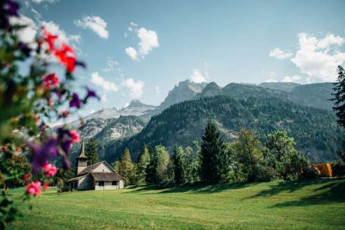 Swiss Alps at Springtime