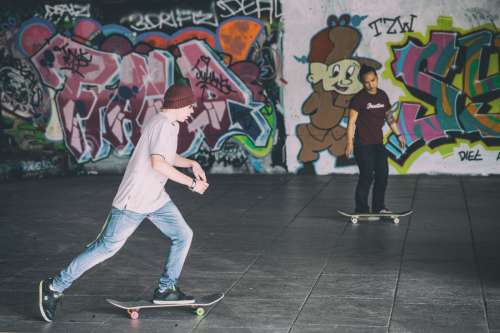 Skateboarders