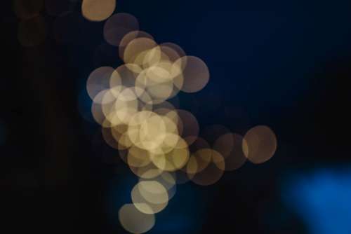 White abstract bokeh lights