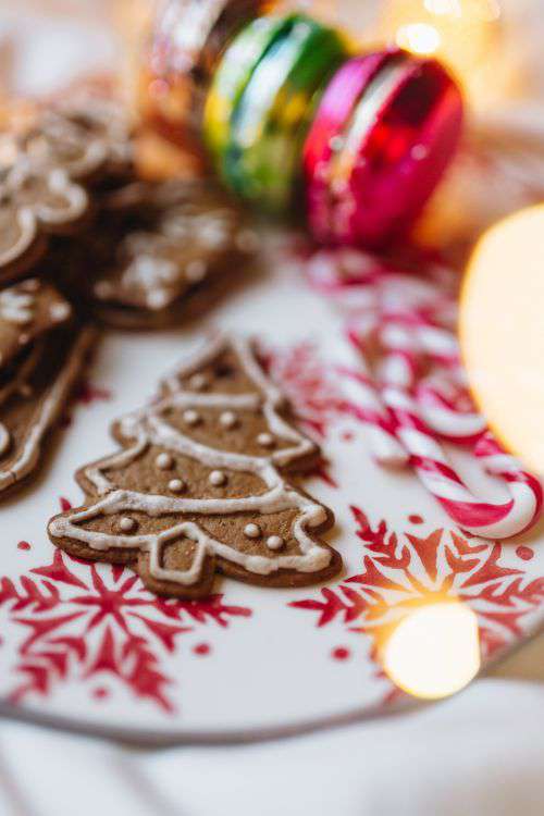 Christmas ornament cookies