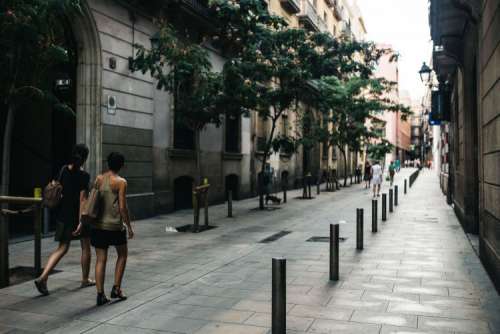 Townhouses in Barcelona, Spain