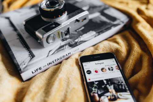 Life on Instagram Book and Vintage Cameras