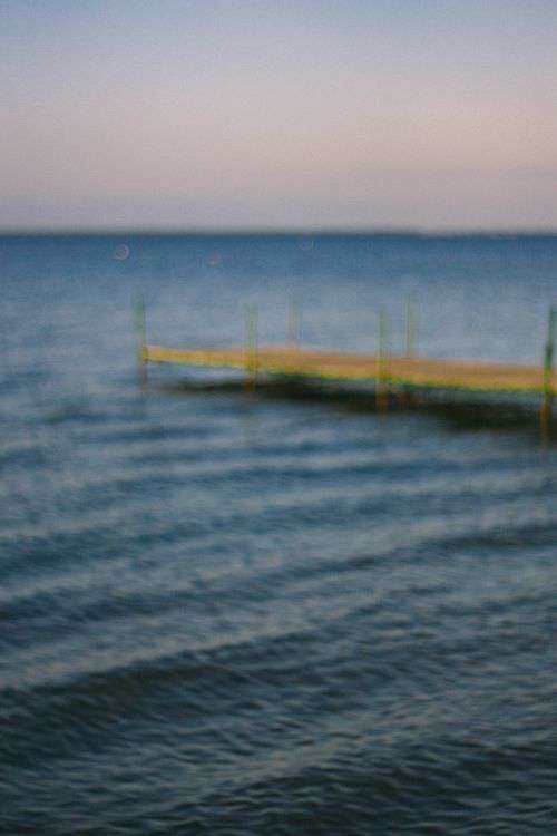 Wooden pier by the sea