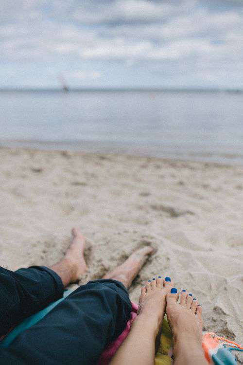 Together at the beach