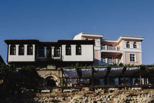 Building in old town of Nessebar, Bulgaria