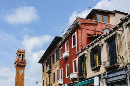 The beautiful and colorful Murano Island, Italy