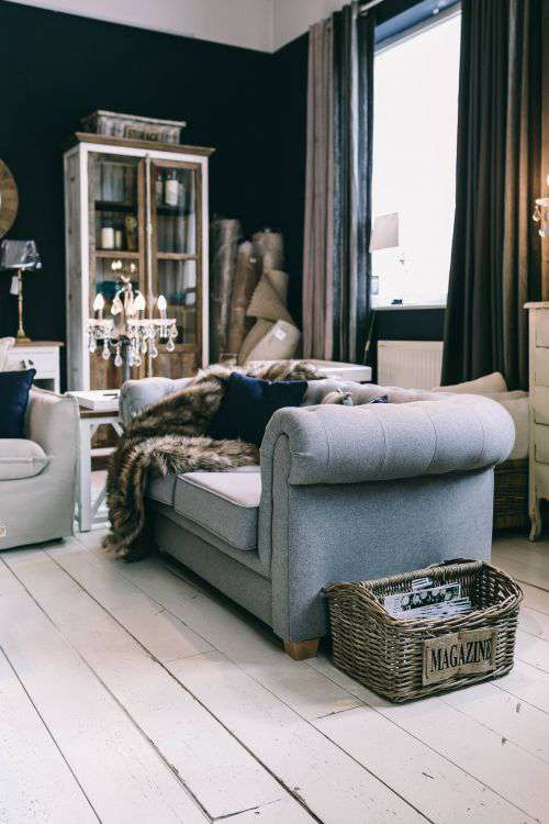 Beautiful vintage living room interior