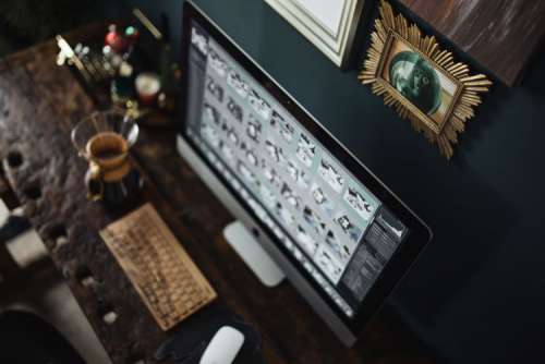 Vintage Workbench Desk