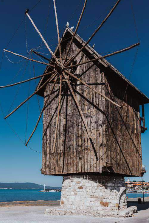 Building in old town of Nessebar, Bulgaria