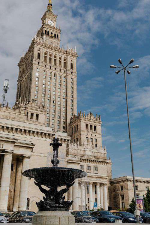 Palace of Culture and Science (Polish: Pałac Kultury i Nauki; PKiN), Warsaw, Poland