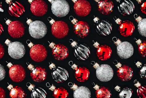 Burgundy Christmas Decorations