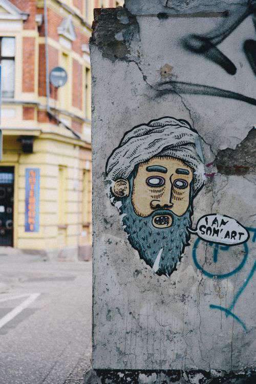 Graffiti of Osama Bin Laden