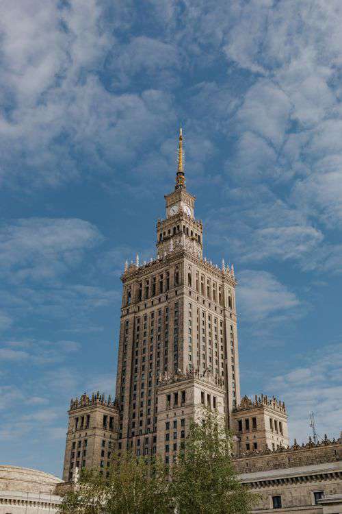 Palace of Culture and Science (Polish: Pałac Kultury i Nauki; PKiN), Warsaw, Poland