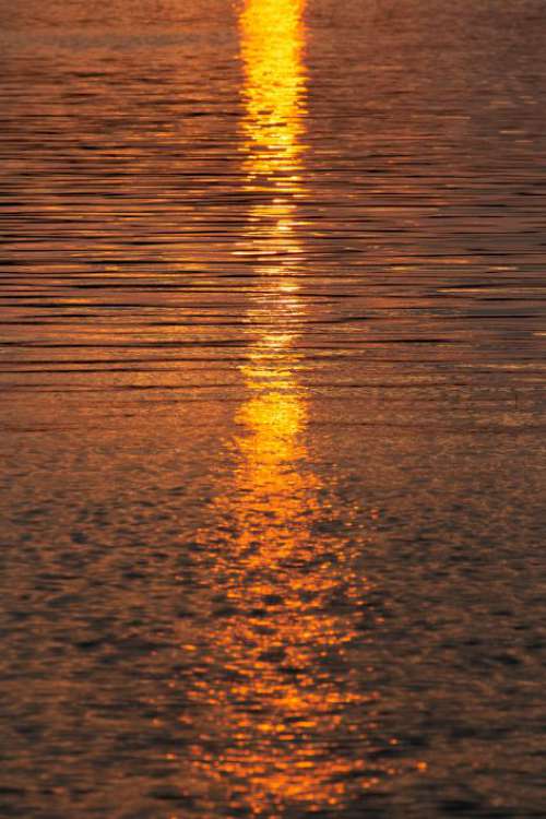 Sunset over Lake Free Photo