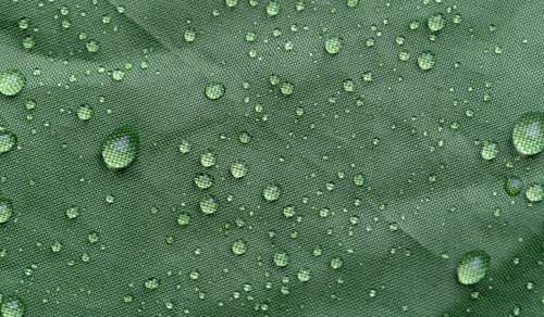 Water Droplets Green Fabric Free Photo