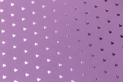 Pink Hearts Background Free Photo