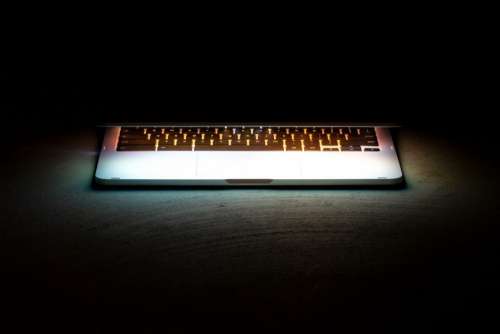 Laptop Keyboard Glow Free Photo