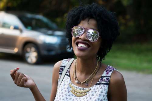 Woman Smile Sunglasses Free Photo